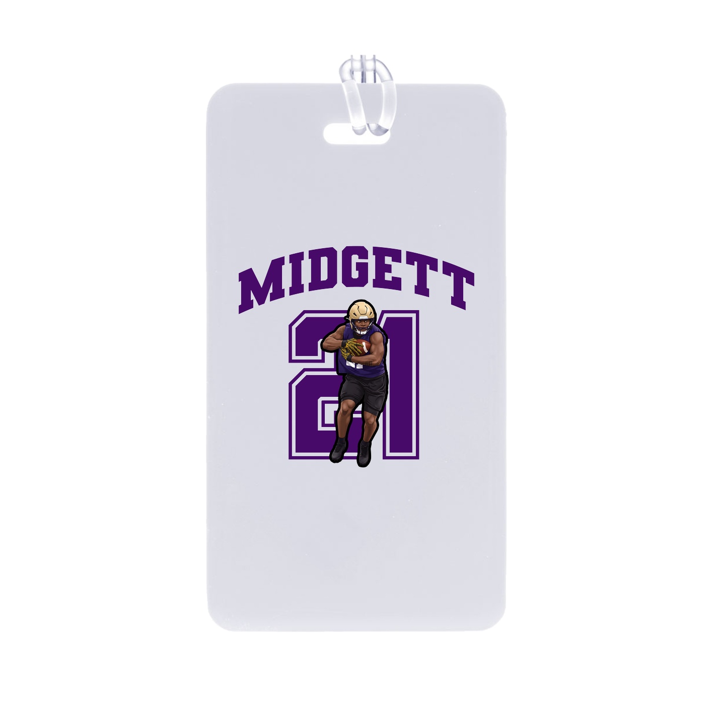 Bag Tag — Number in Classic