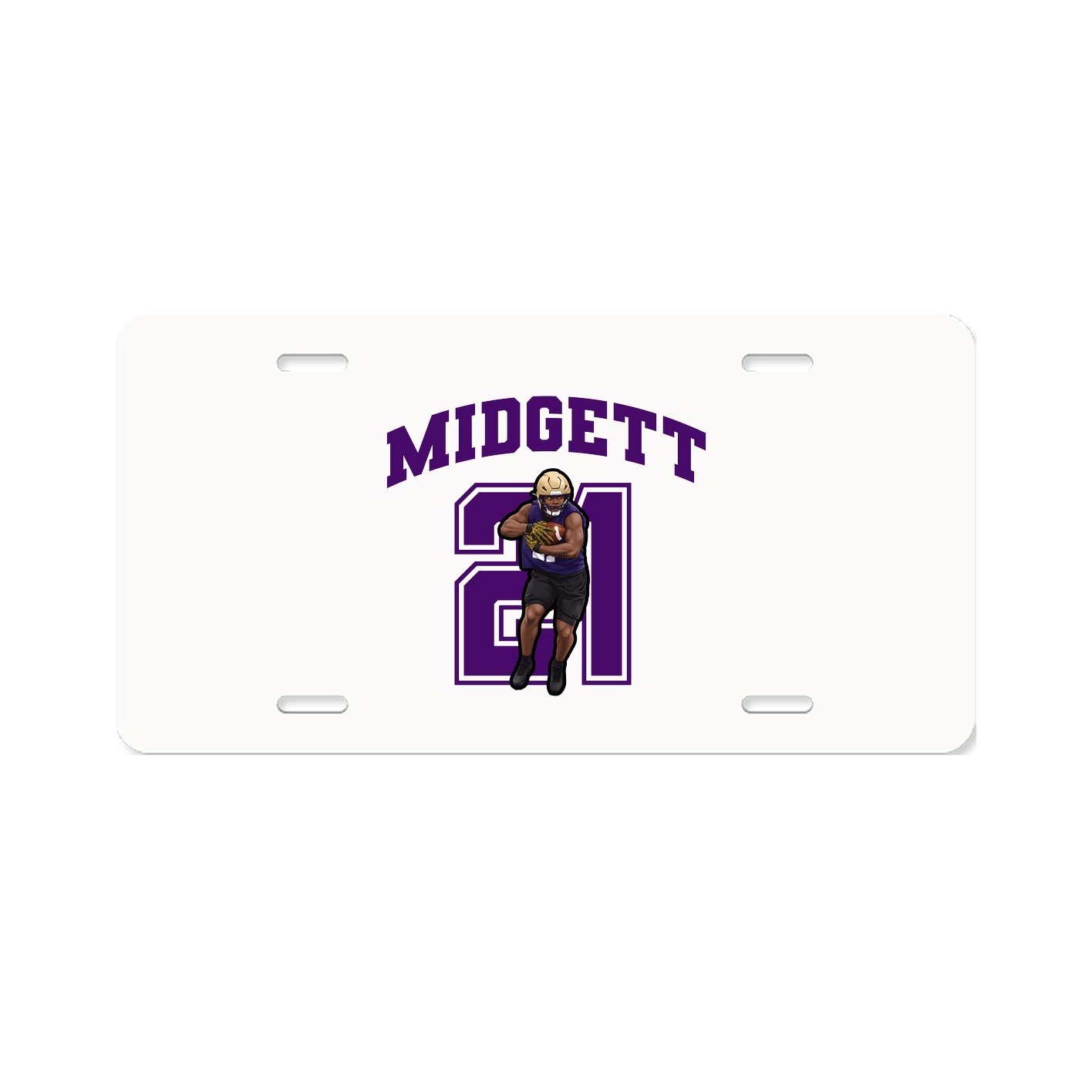 License Plate — Number in Classic