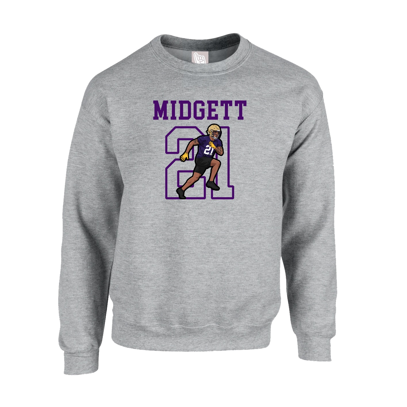 Fleece Crew — Shirsey in Grey