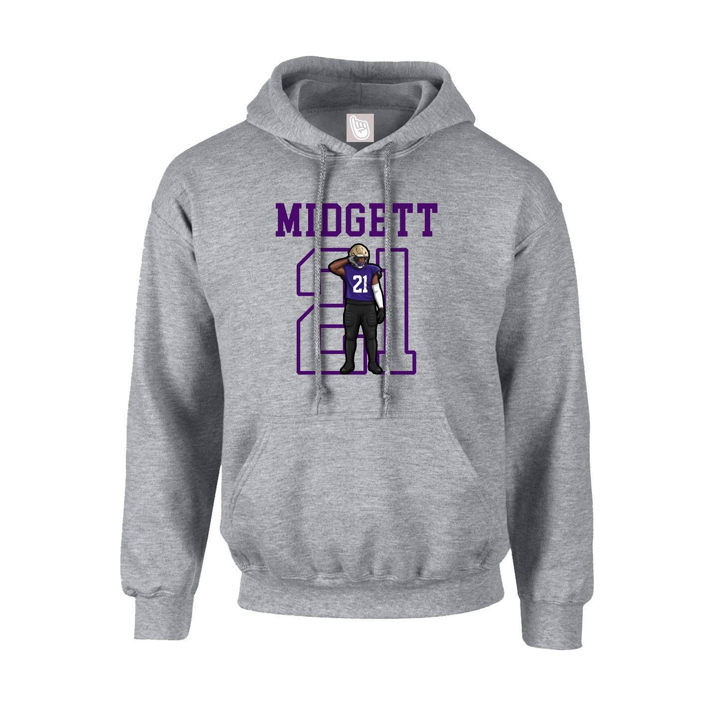Hoodie — Shirsey in Grey