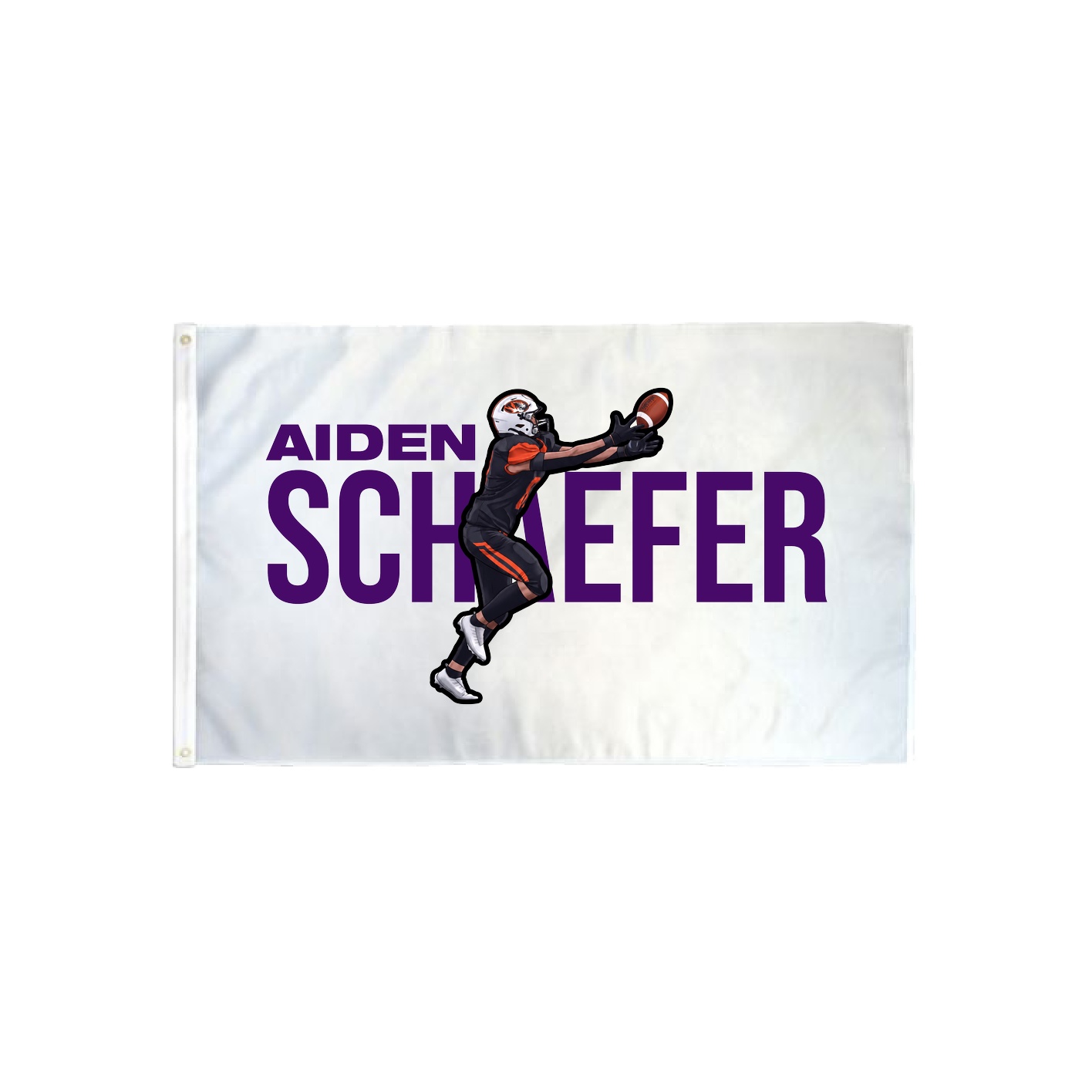 3x5 Flag — Player Name in Classic