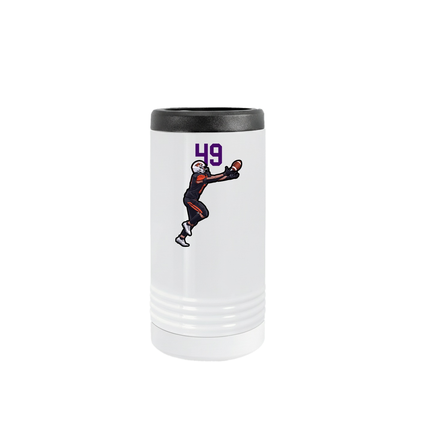 Slim Beverage Holder — Number Top in White