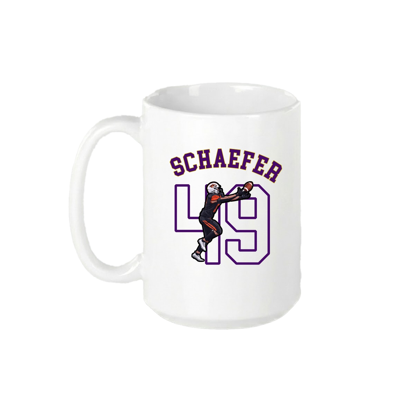 15oz Coffee Mug — Shirsey Arch in White