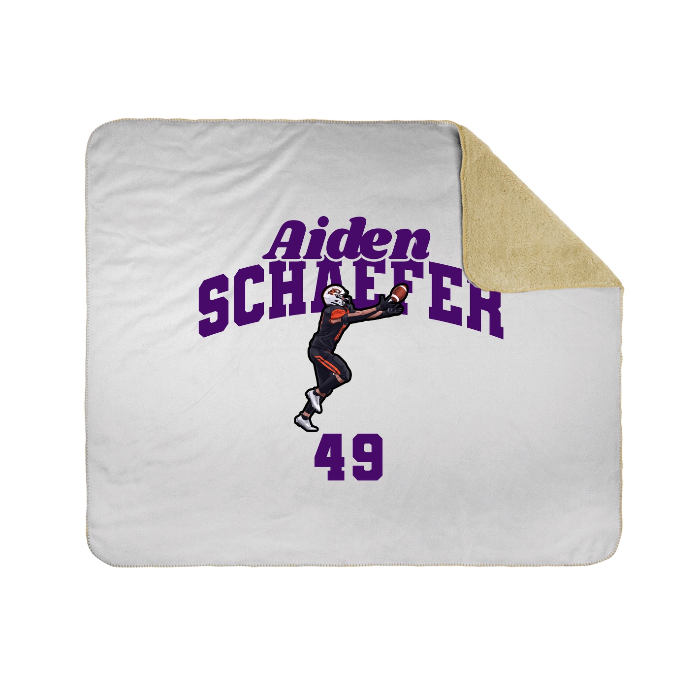 Throw Blanket — Signature Arch in White