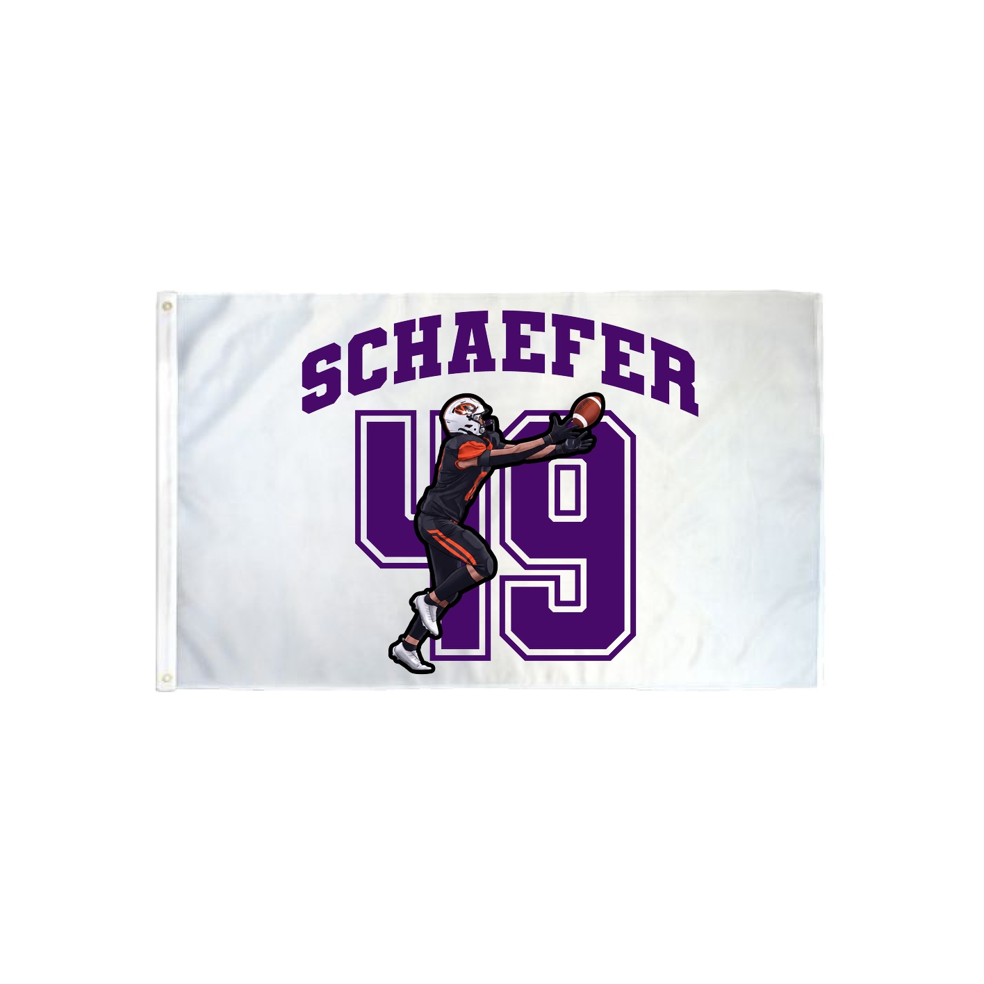 3x5 Flag — Number in Classic