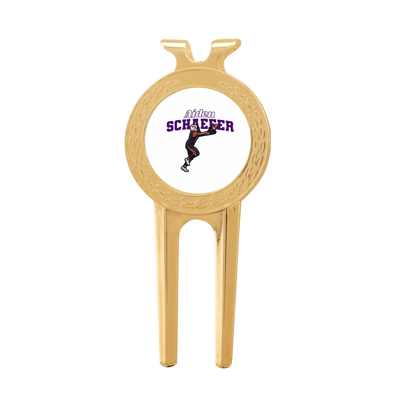 Divot Tool with Ball Marker — Name Arch in Classic