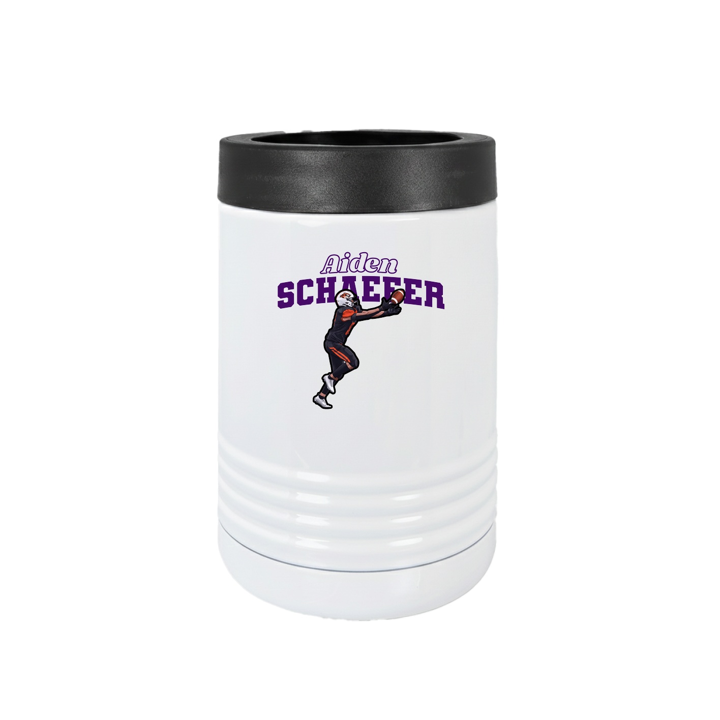 Beverage Holder — Name Arch in White