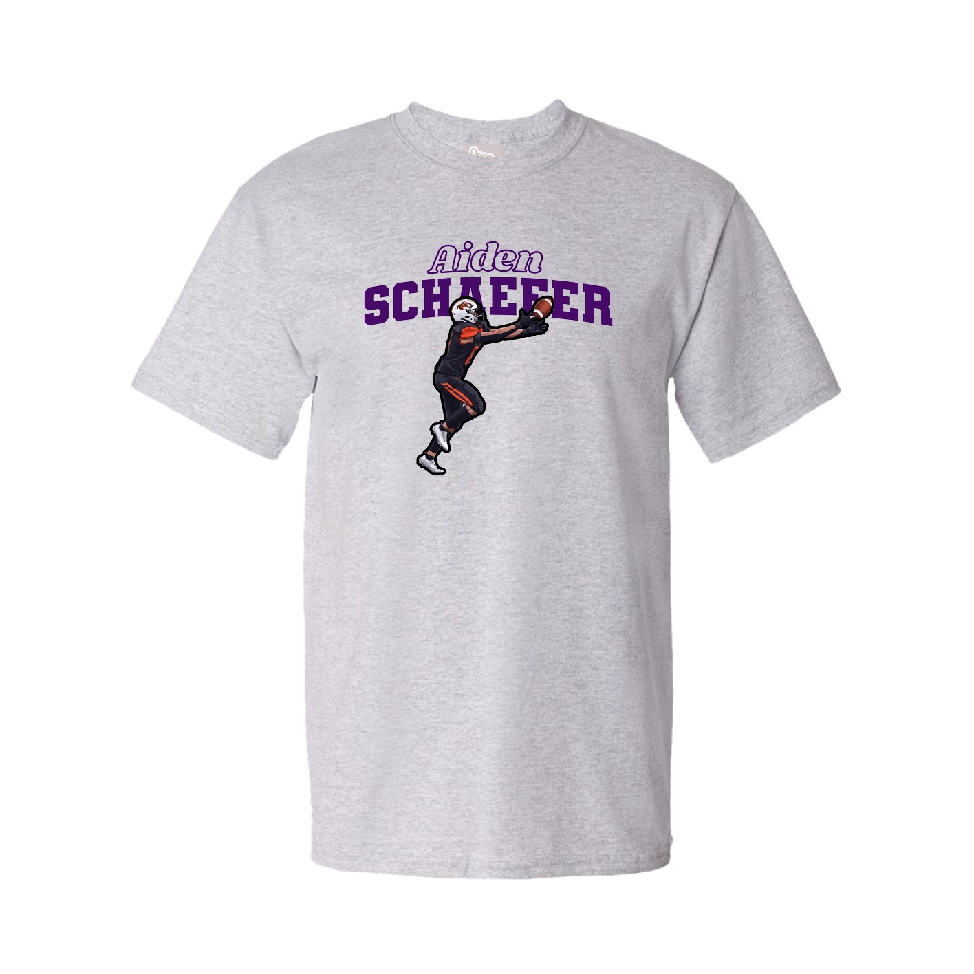 Tee — Name Arch in Grey