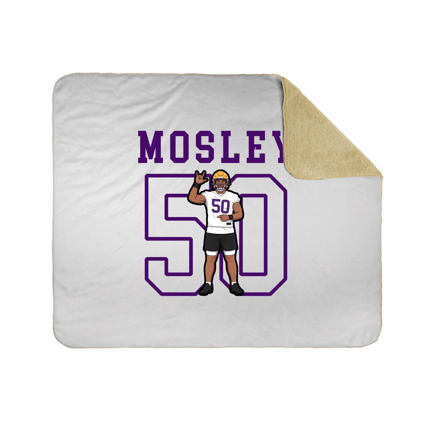Throw Blanket — Shirsey in White