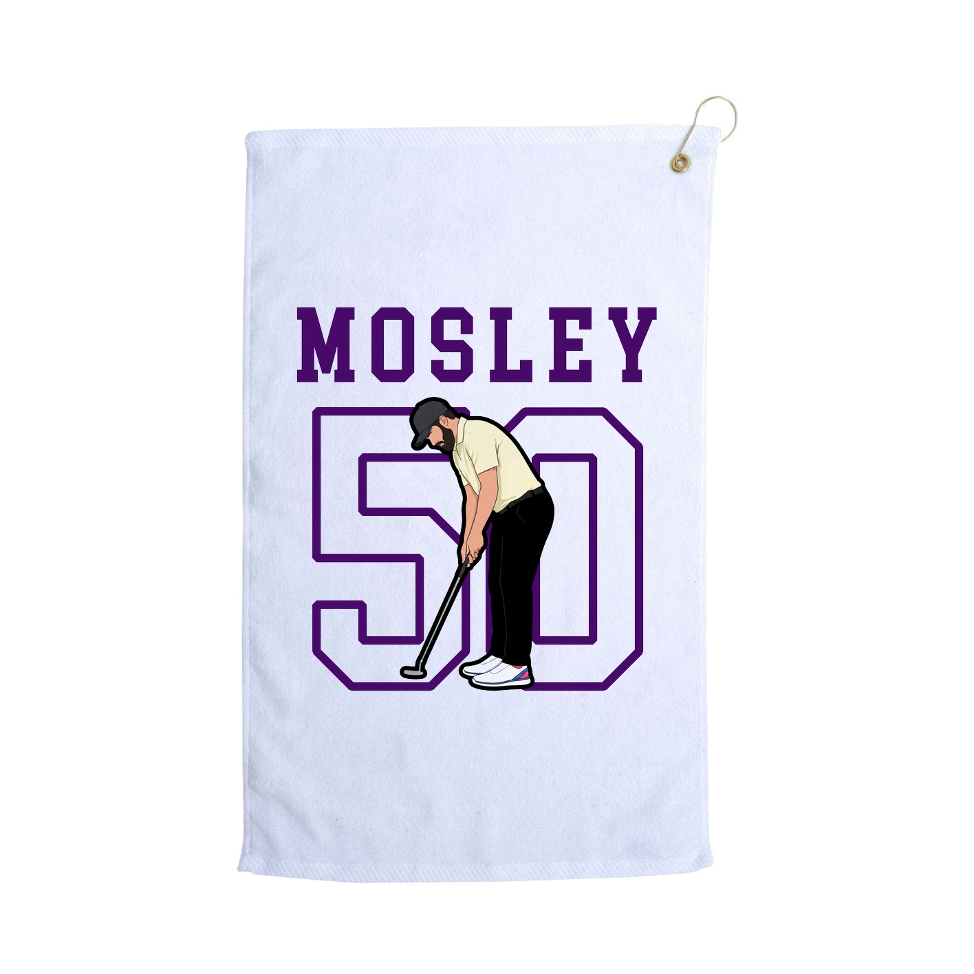 Golf Towel — Shirsey in White