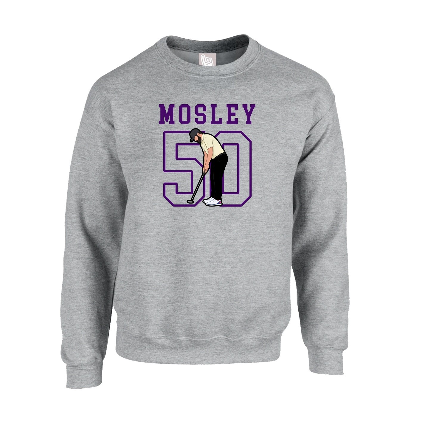 Fleece Crew — Shirsey in Grey