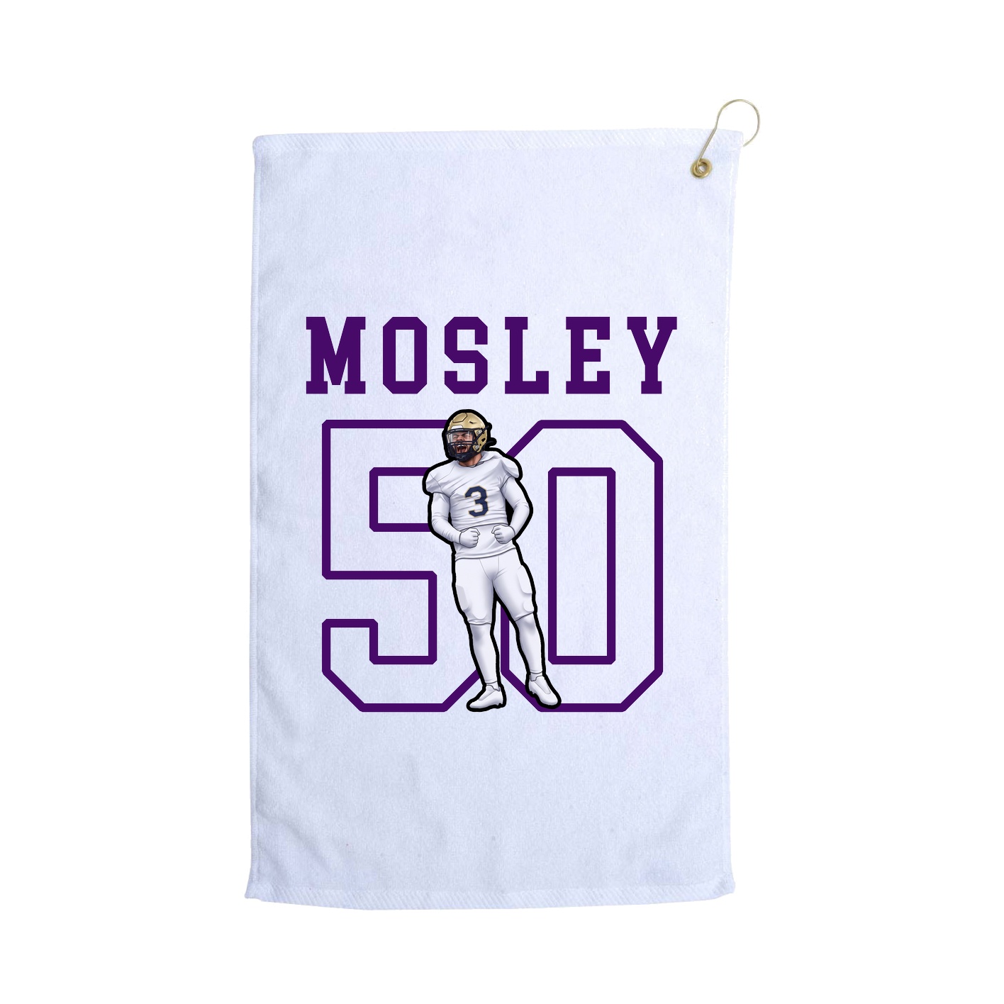 Golf Towel — Shirsey in White