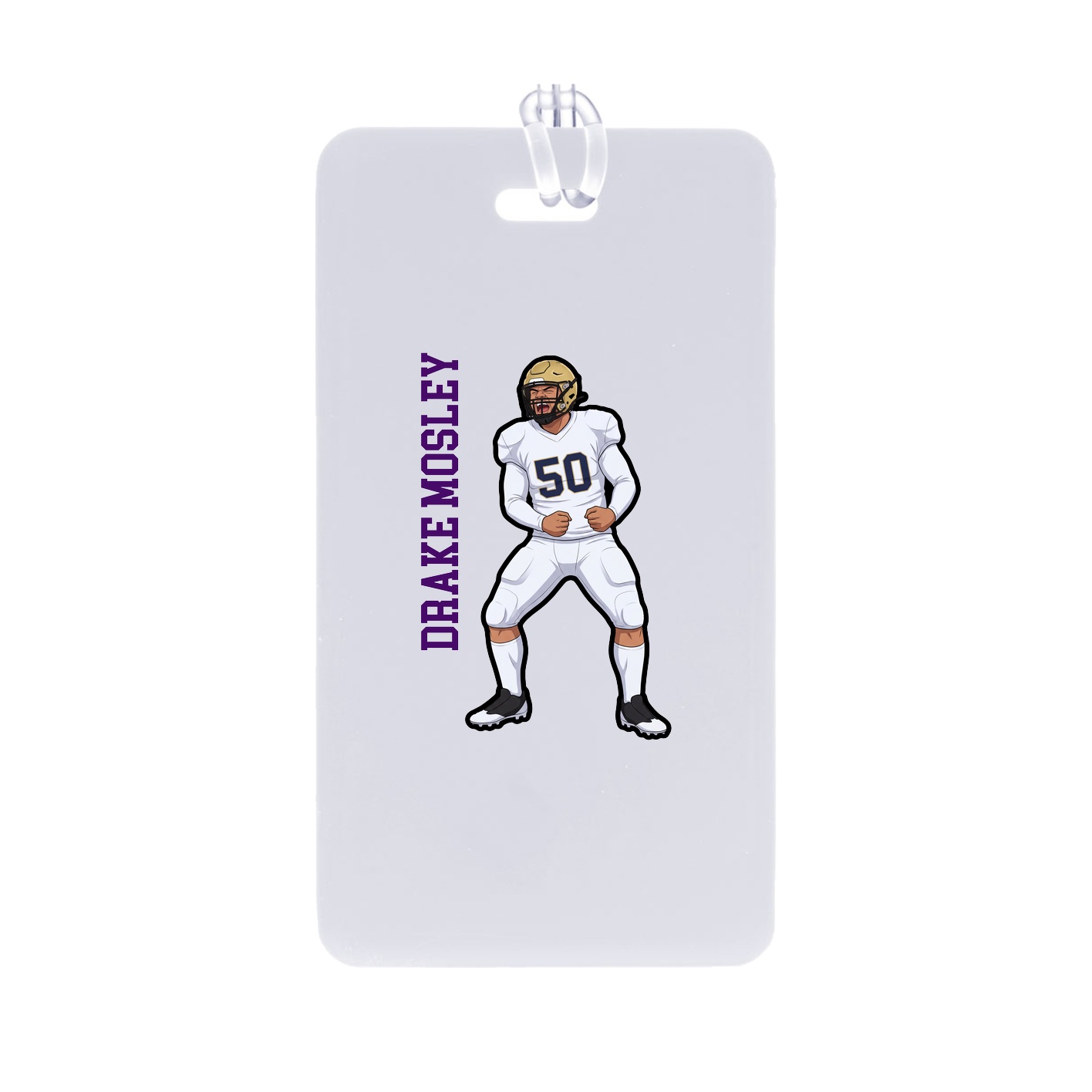 Bag Tag — Name Vertical in Classic