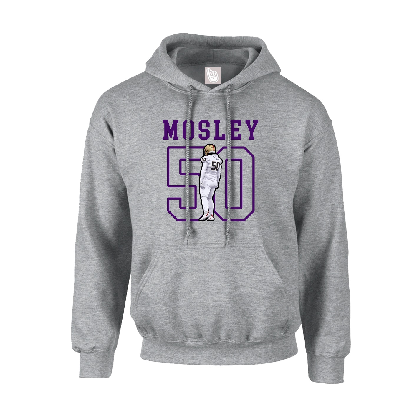 Hoodie — Shirsey in Grey