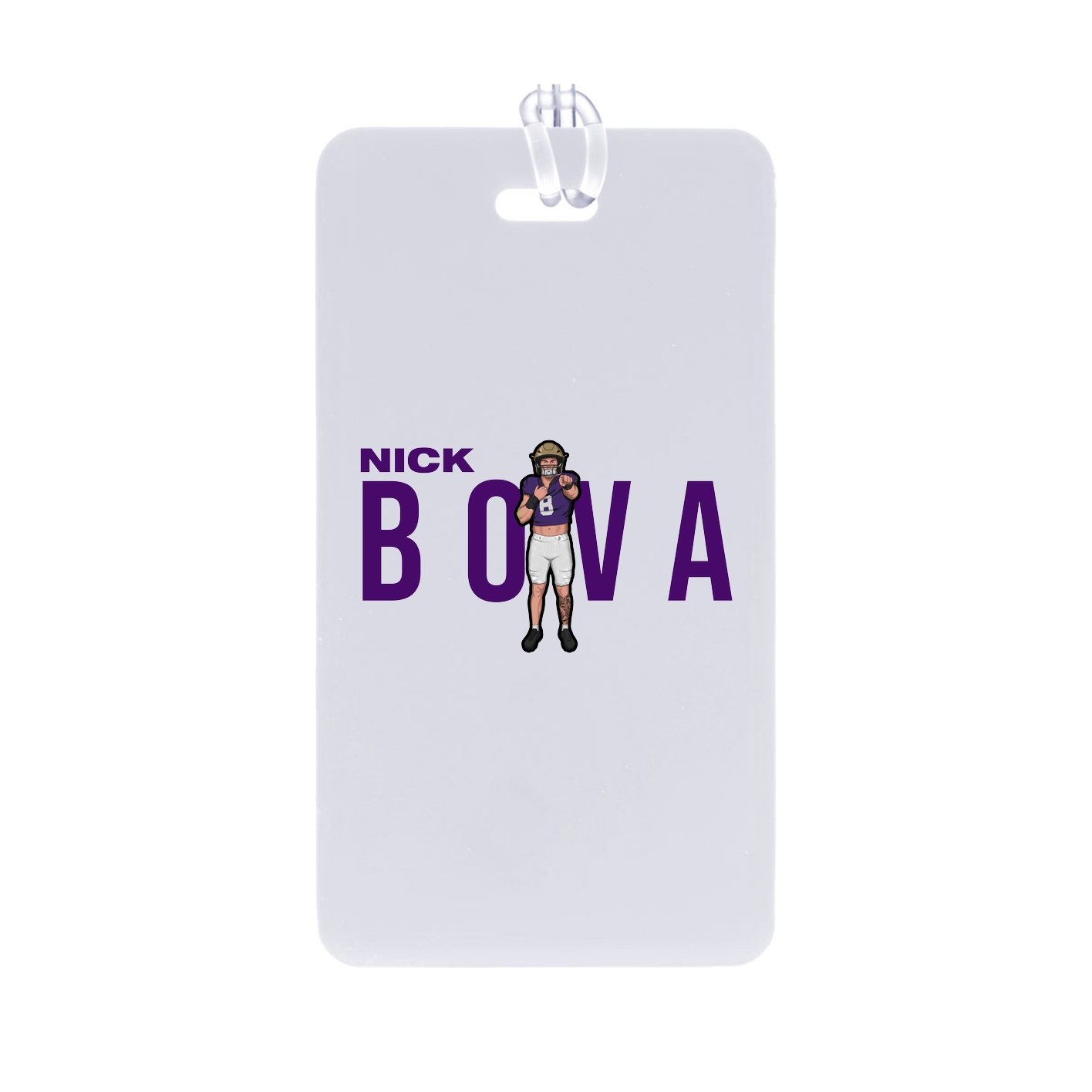 Bag Tag — Player Name in Classic