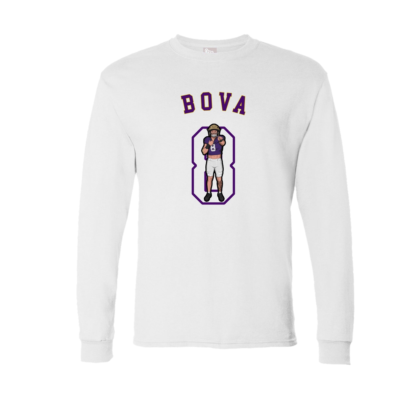 Long Sleeve Tee — Shirsey Arch in White