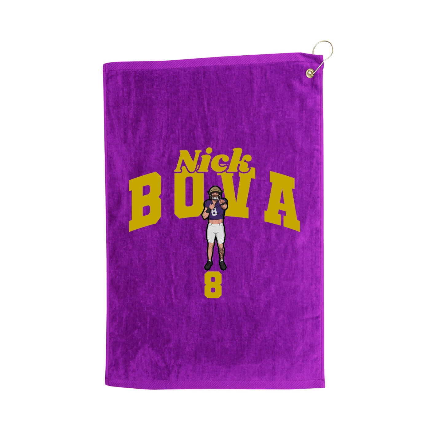 Golf Towel — Signature Arch in Purple