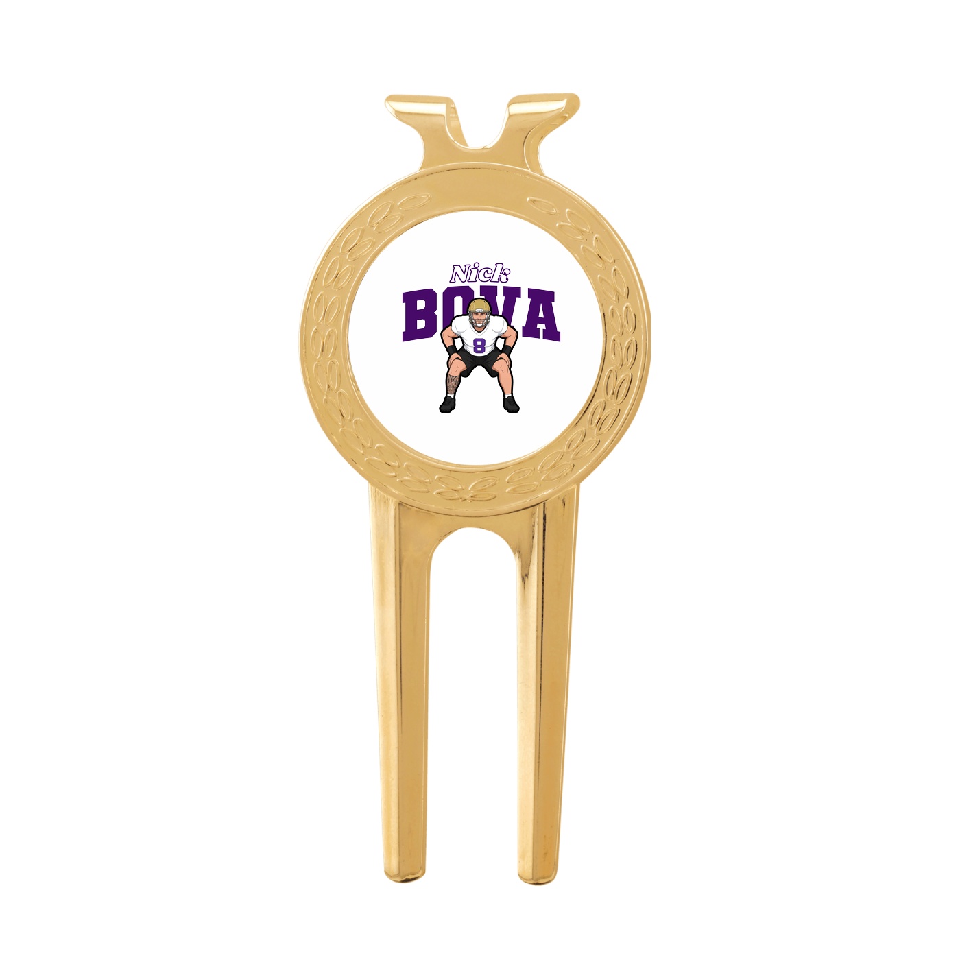 Divot Tool with Ball Marker — Name Arch in Classic