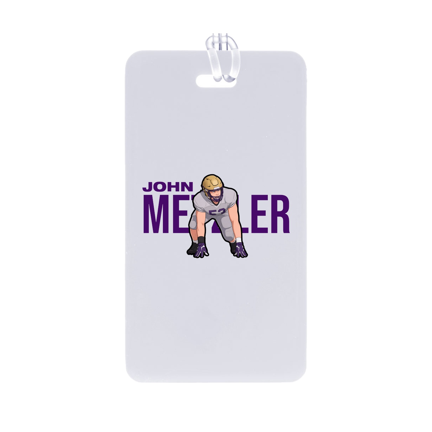 Bag Tag — Player Name in Classic