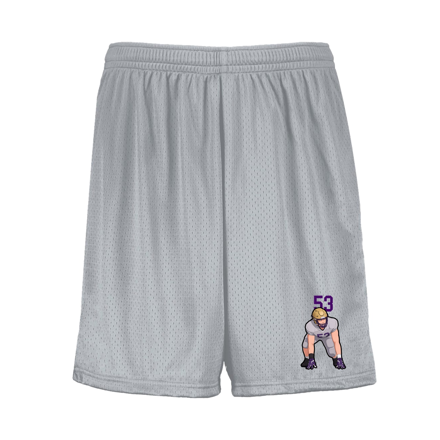 Shorts — Number Top in Silver