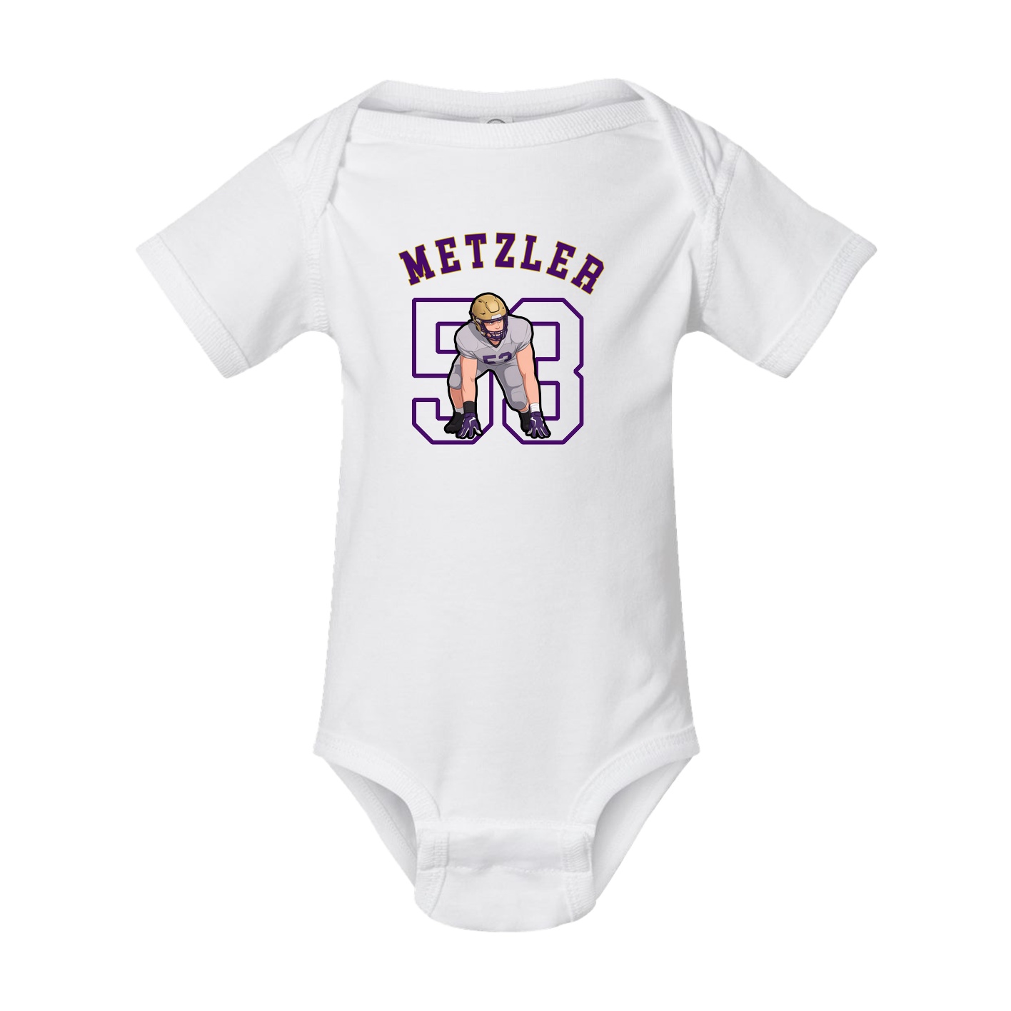 Baby Onesie — Shirsey Arch in White