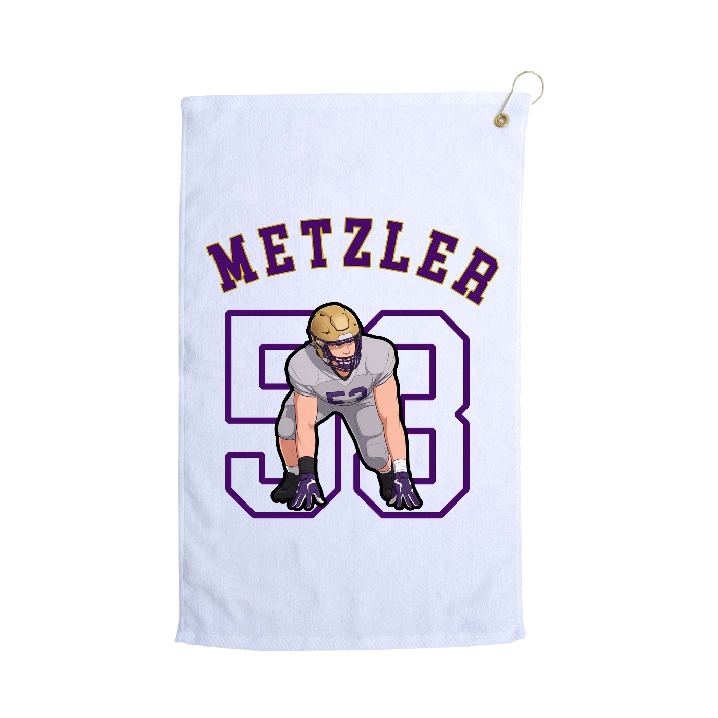Golf Towel — Shirsey Arch in White