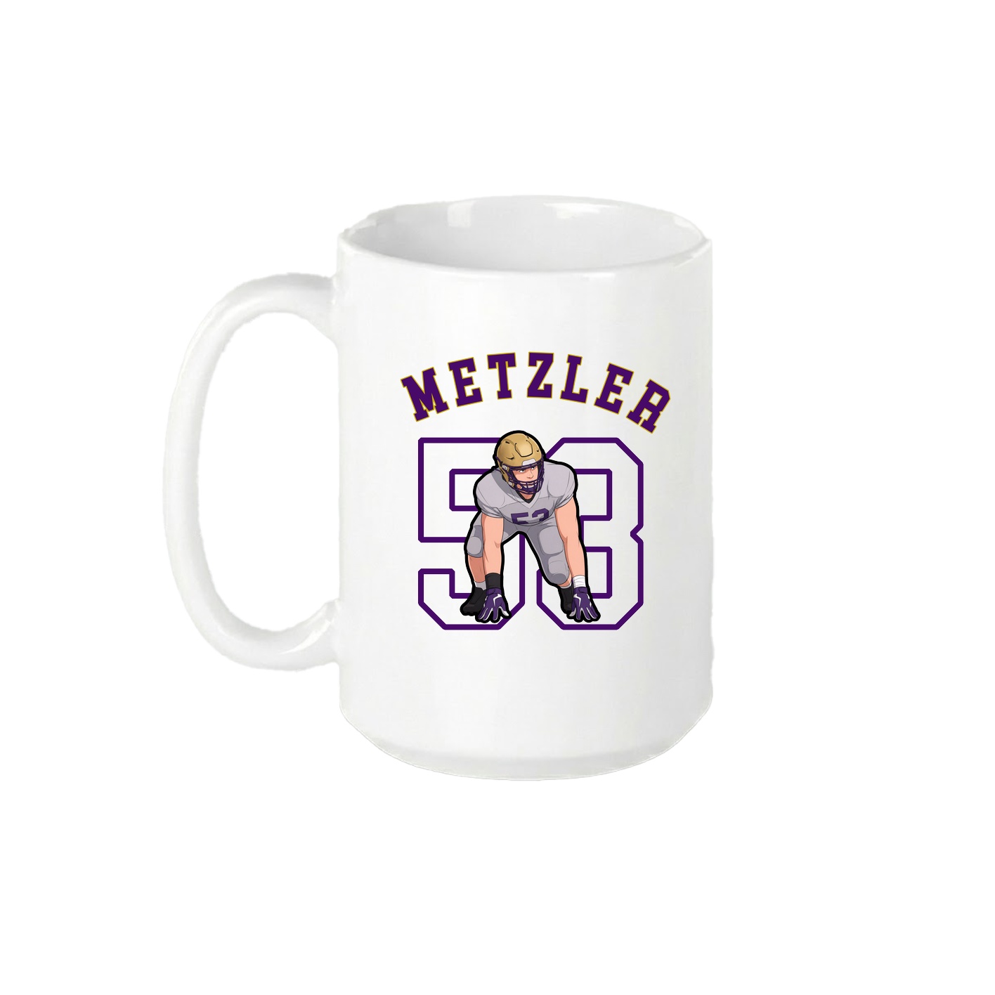 15oz Coffee Mug — Shirsey Arch in White