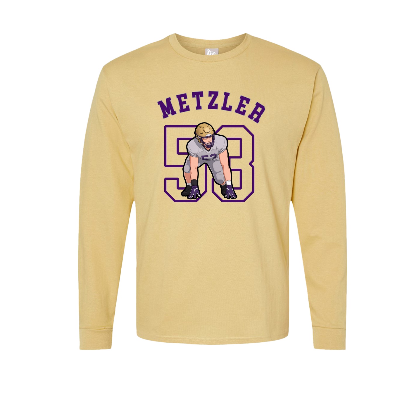 Long Sleeve Tee — Shirsey Arch in Vegas Gold