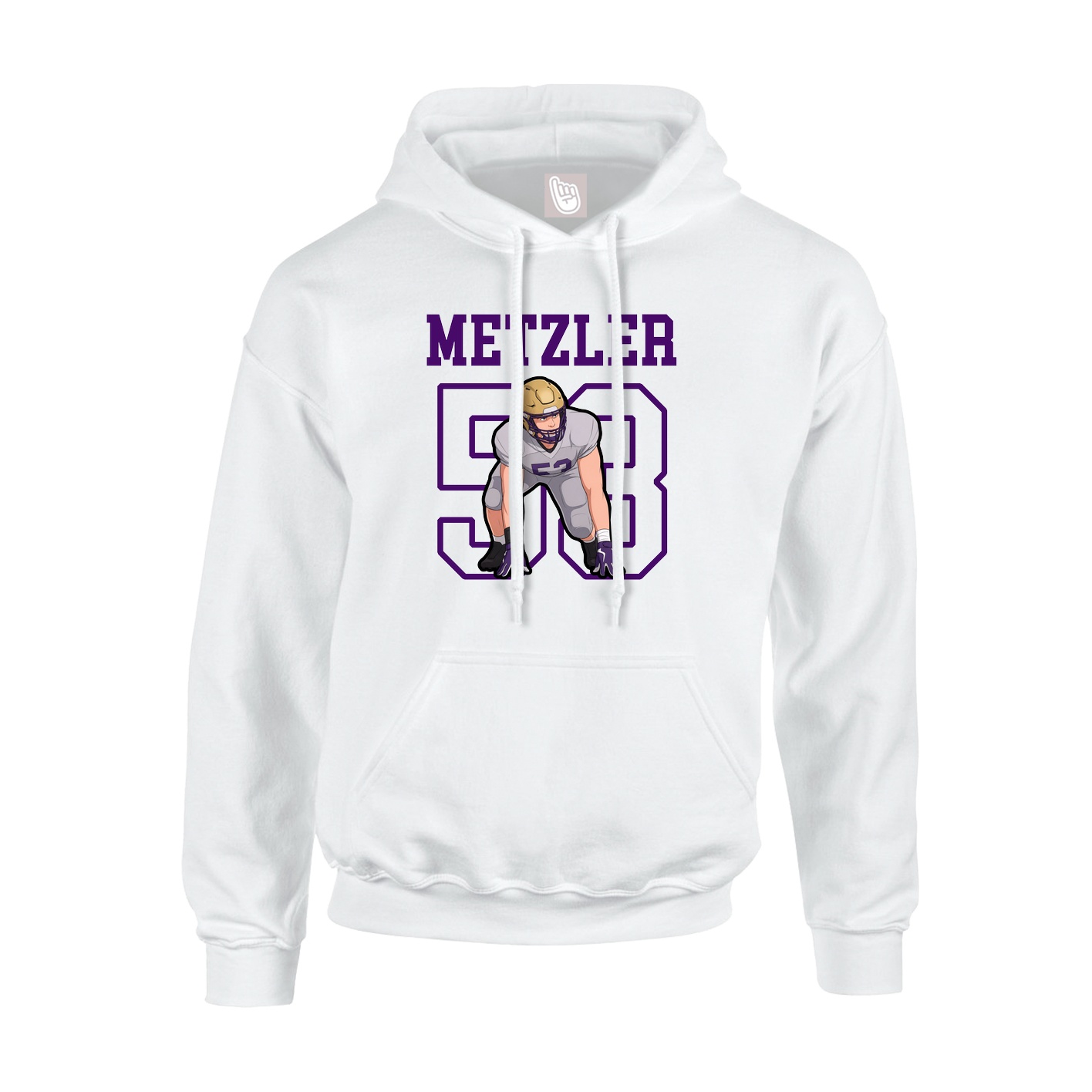 Youth Hoodie — Shirsey in White