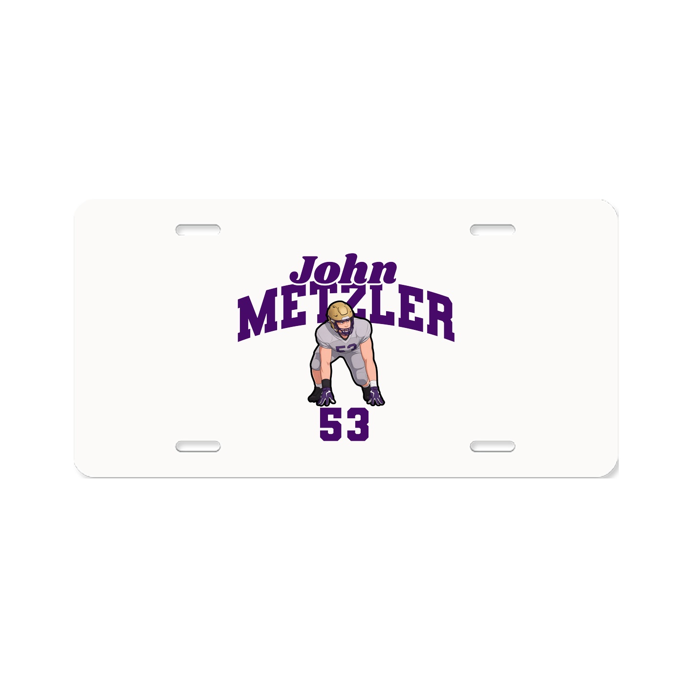 License Plate — Signature Arch in Classic