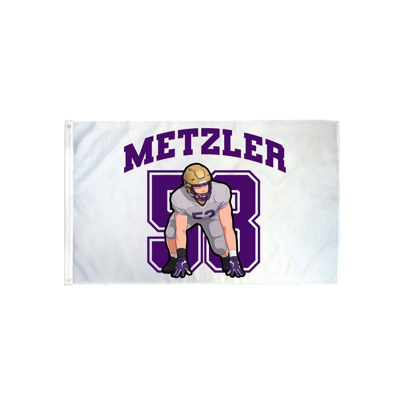 3x5 Flag — Number in Classic