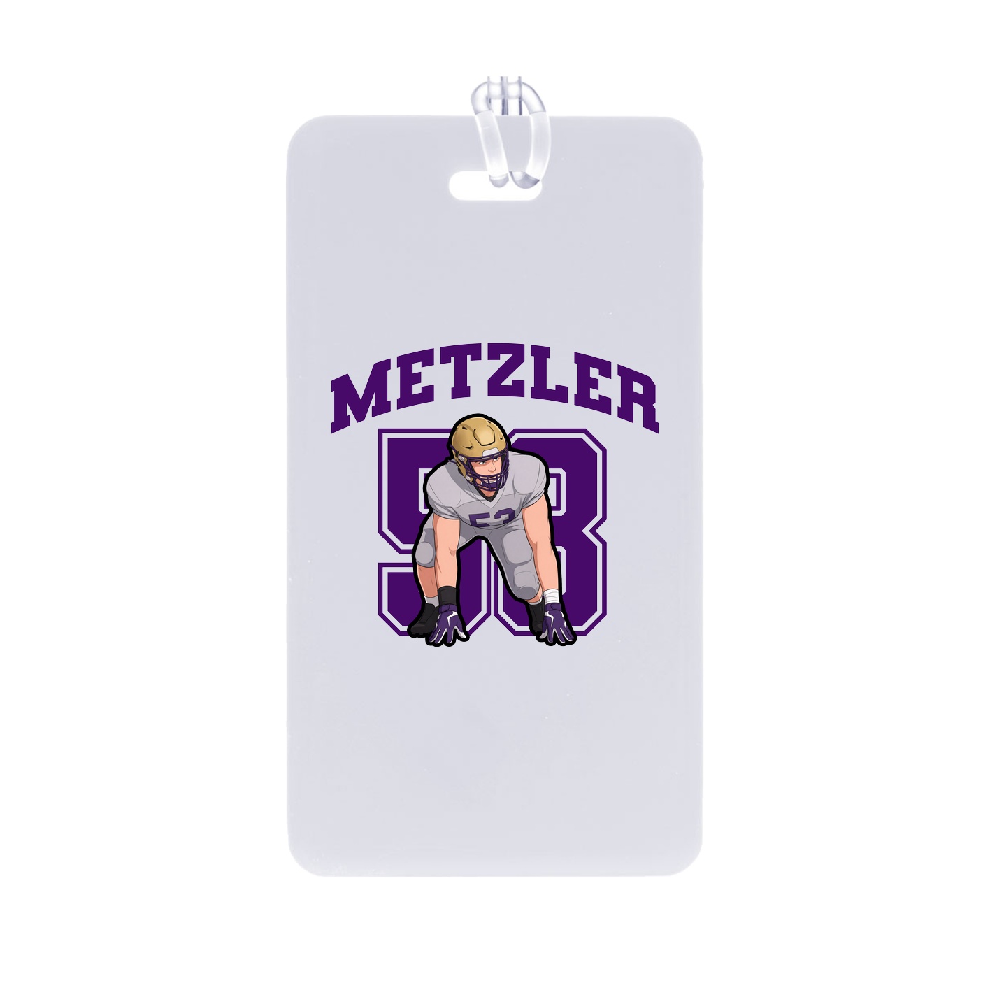 Bag Tag — Number in Classic
