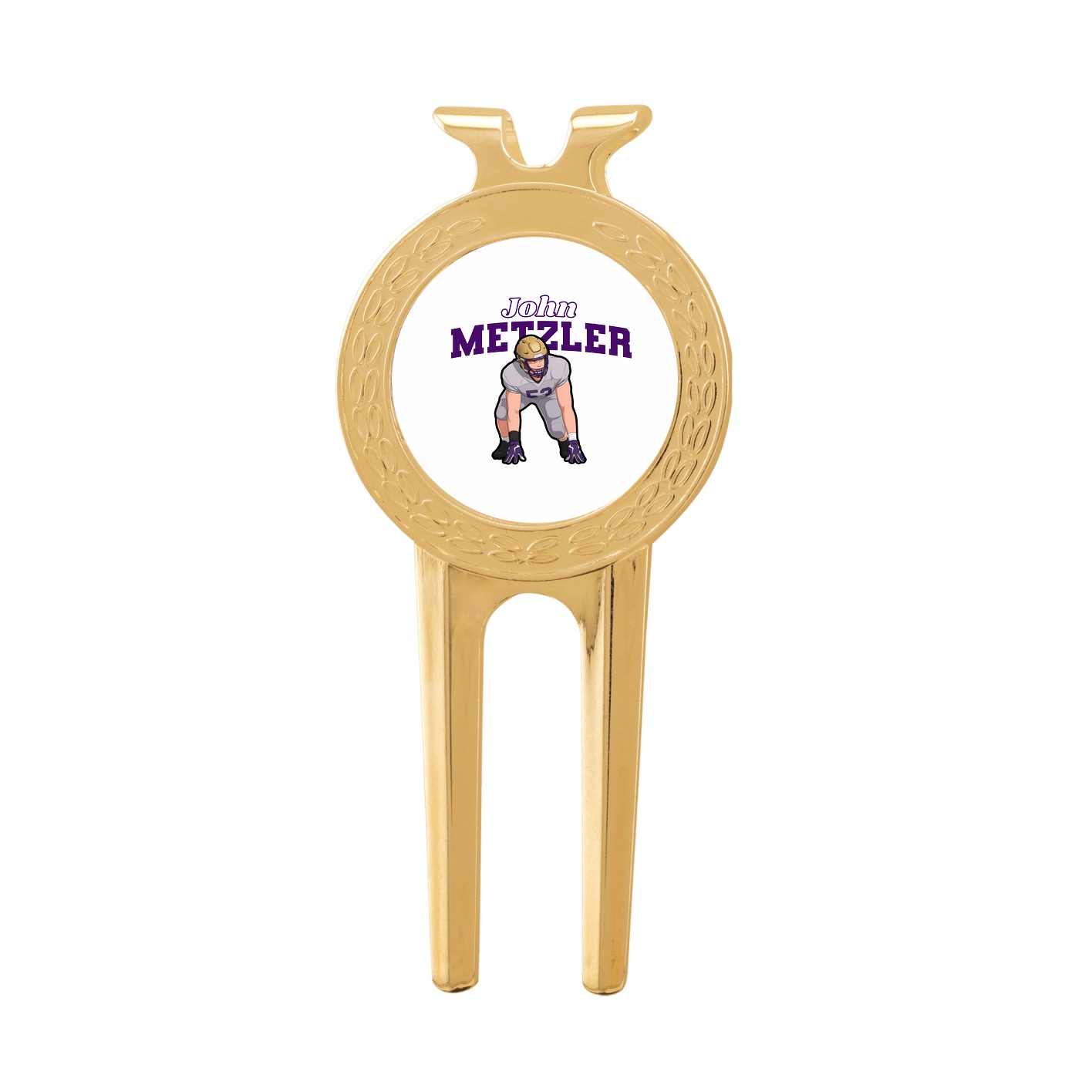 Divot Tool with Ball Marker — Name Arch in Classic