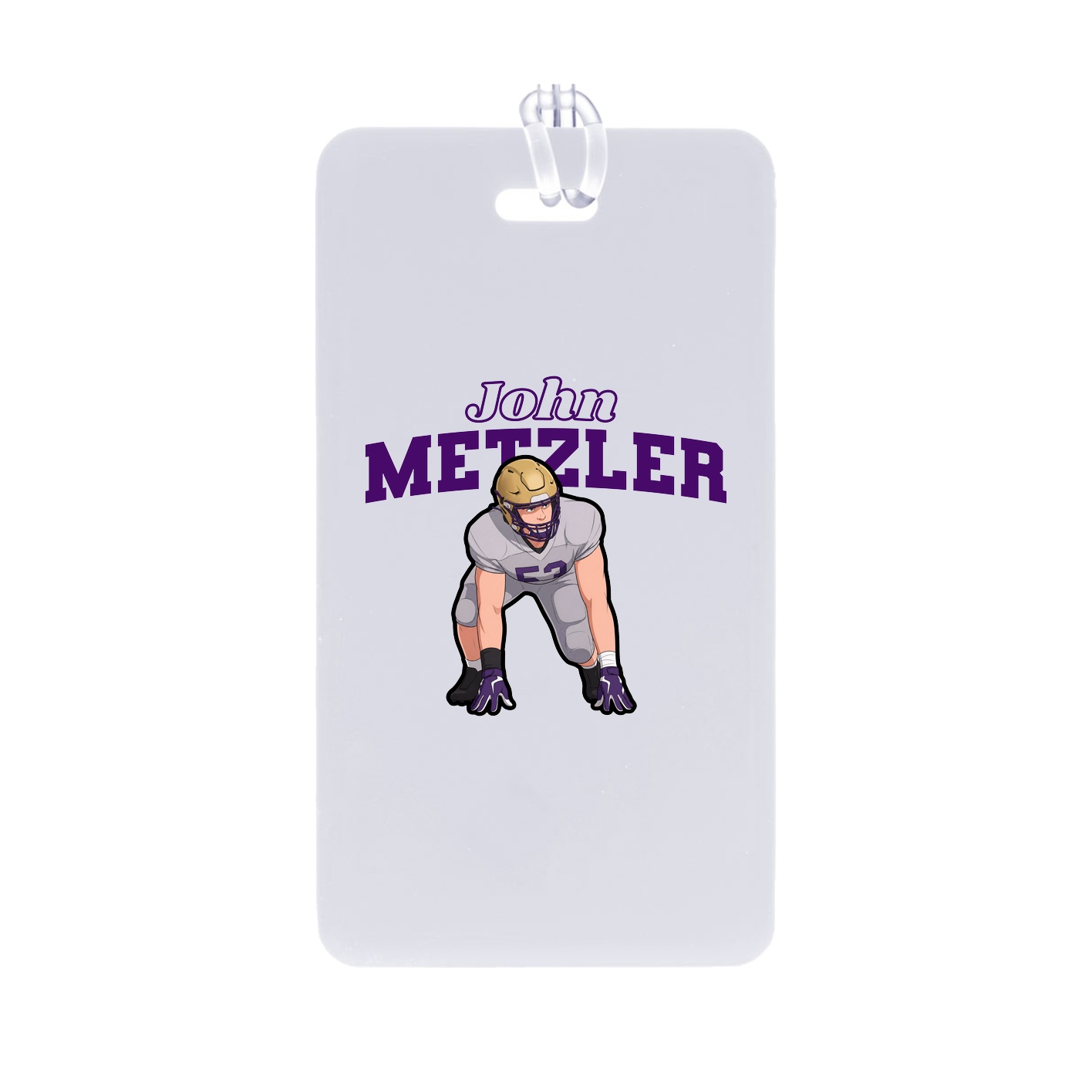 Bag Tag — Name Arch in Classic