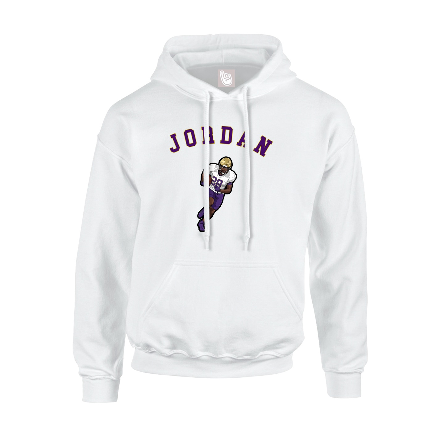Hoodie — Shirsey Arch in White