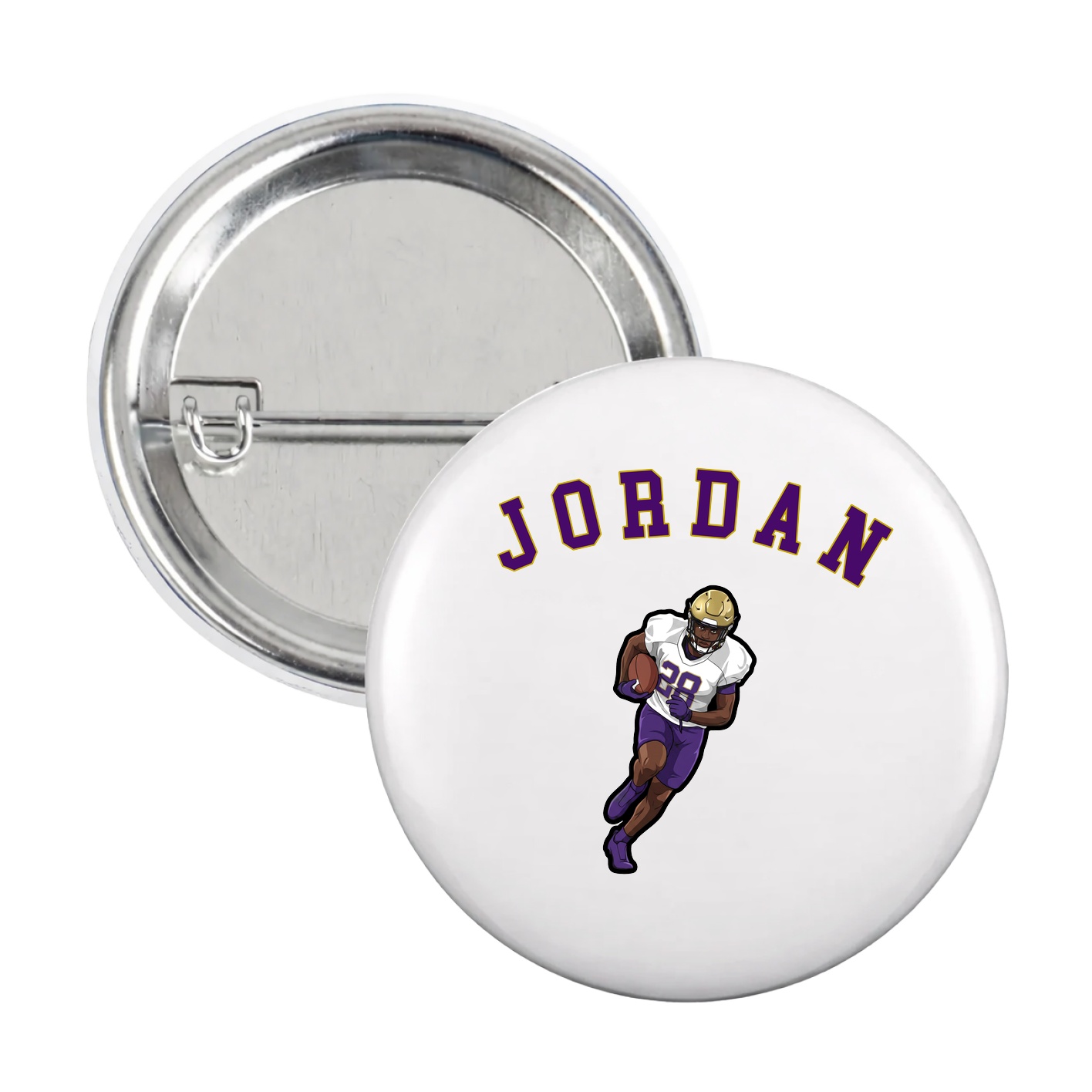 Game Day Button — Shirsey Arch in White