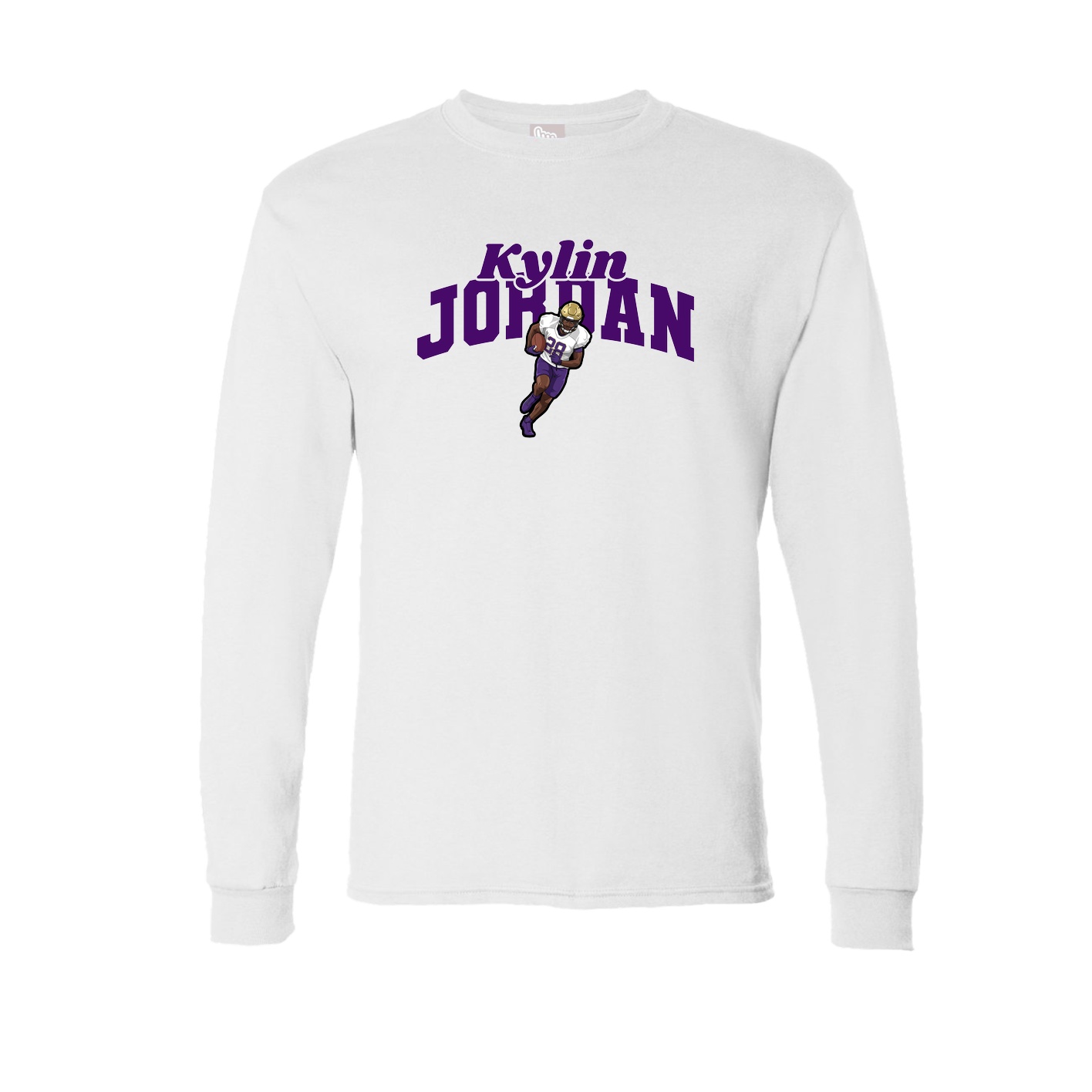 Long Sleeve Tee — Signature Arch in White