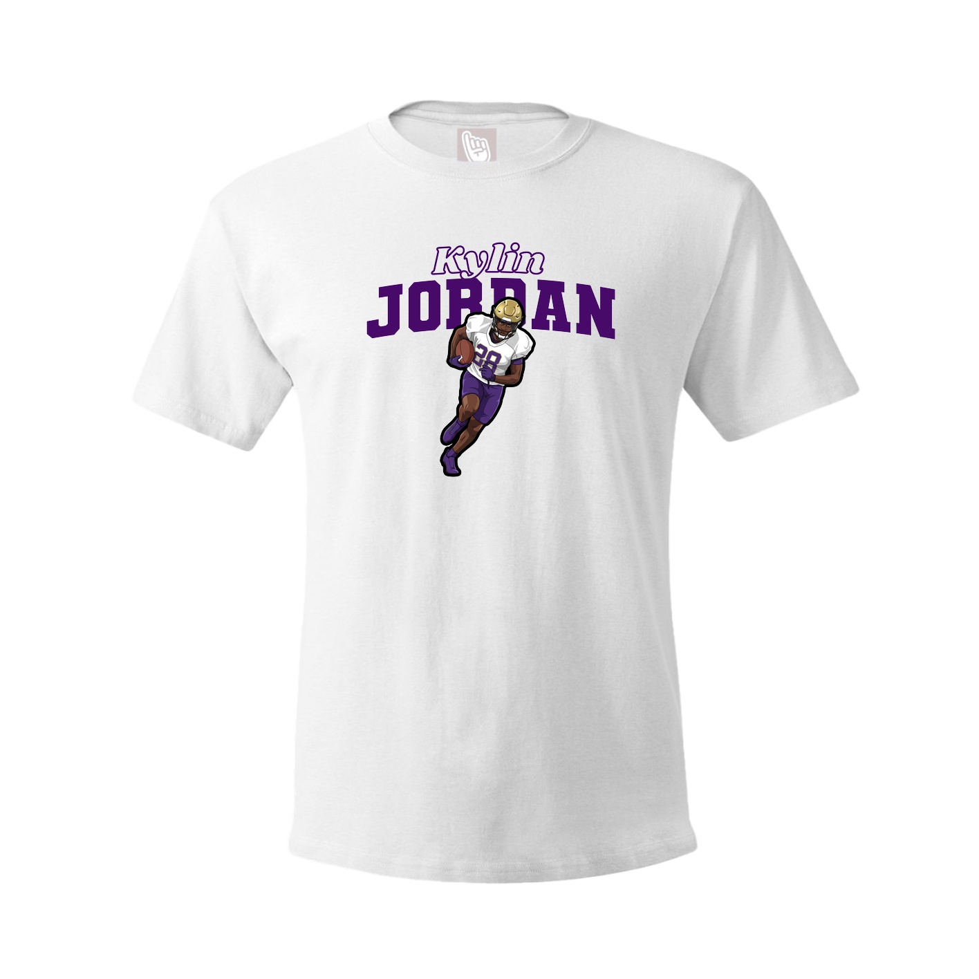 Tee — Name Arch in White