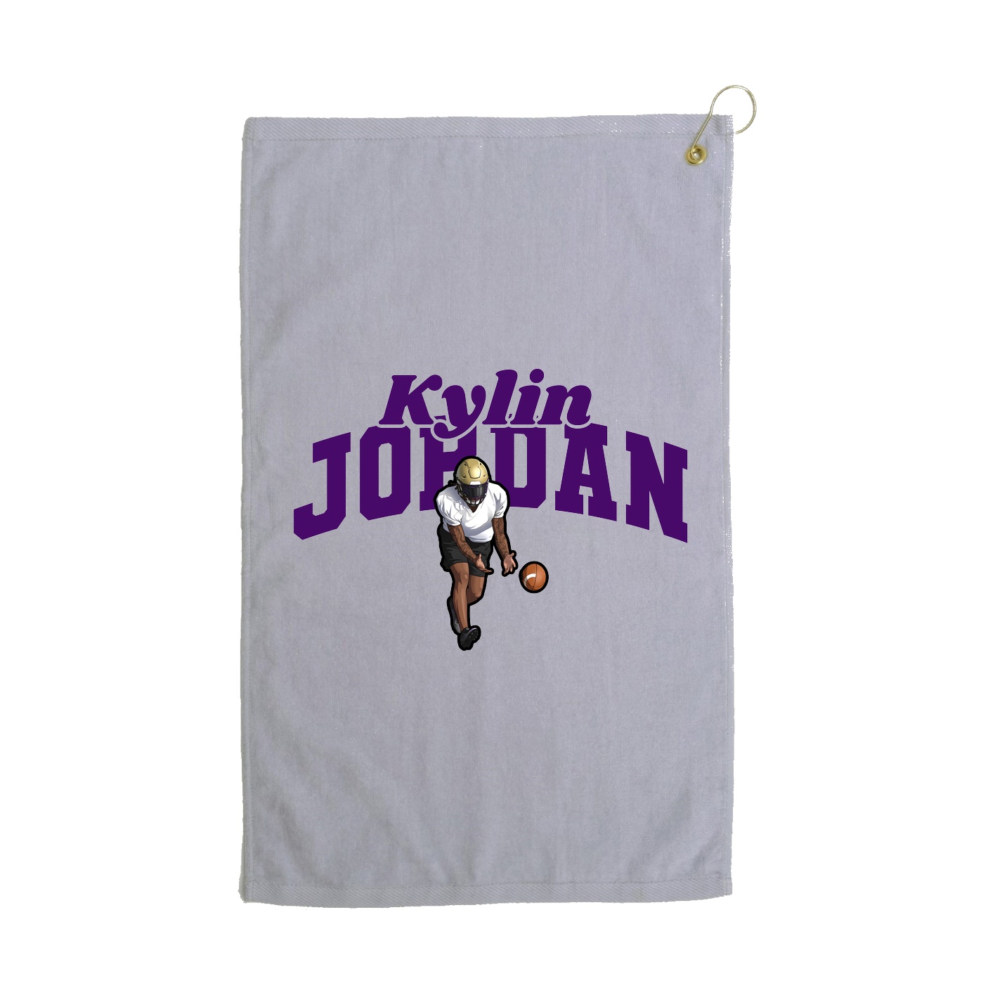 Golf Towel — Signature Arch in Grey