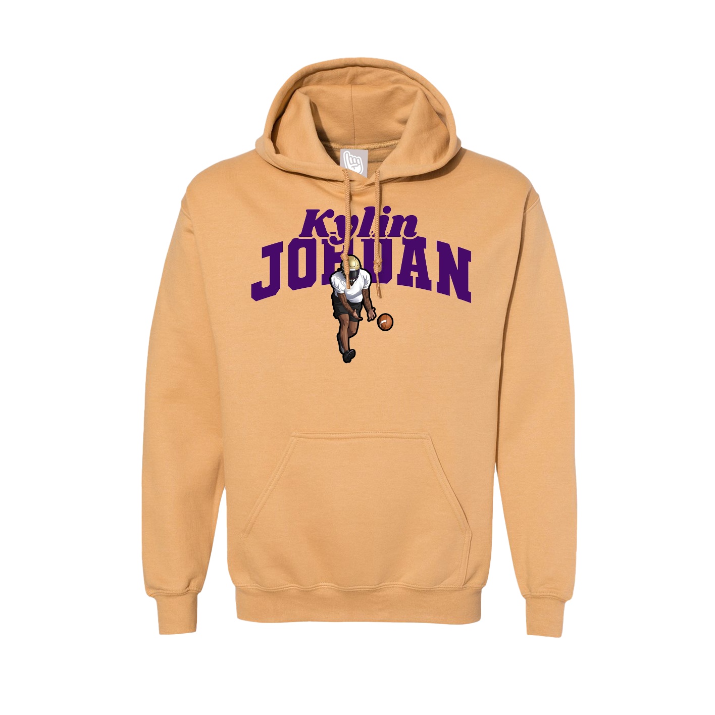 Hoodie — Signature Arch in Vegas Gold