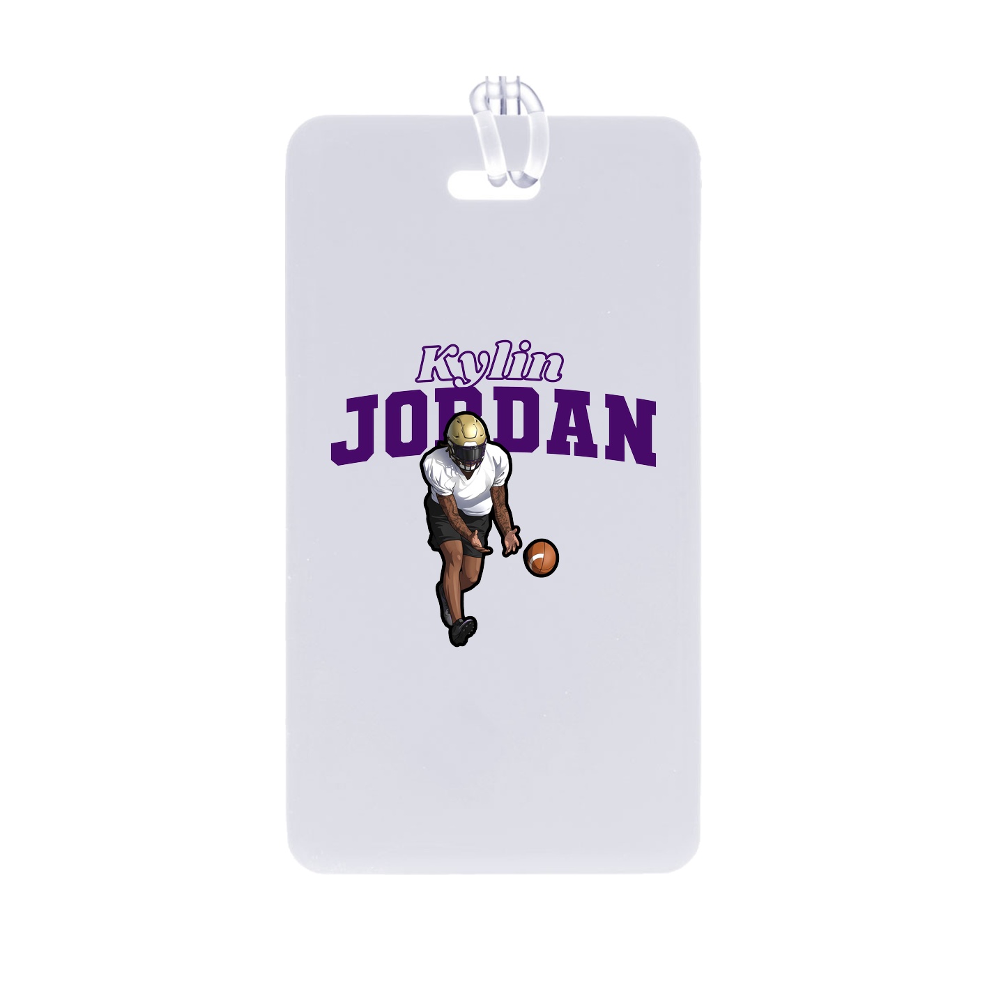 Bag Tag — Name Arch in Classic