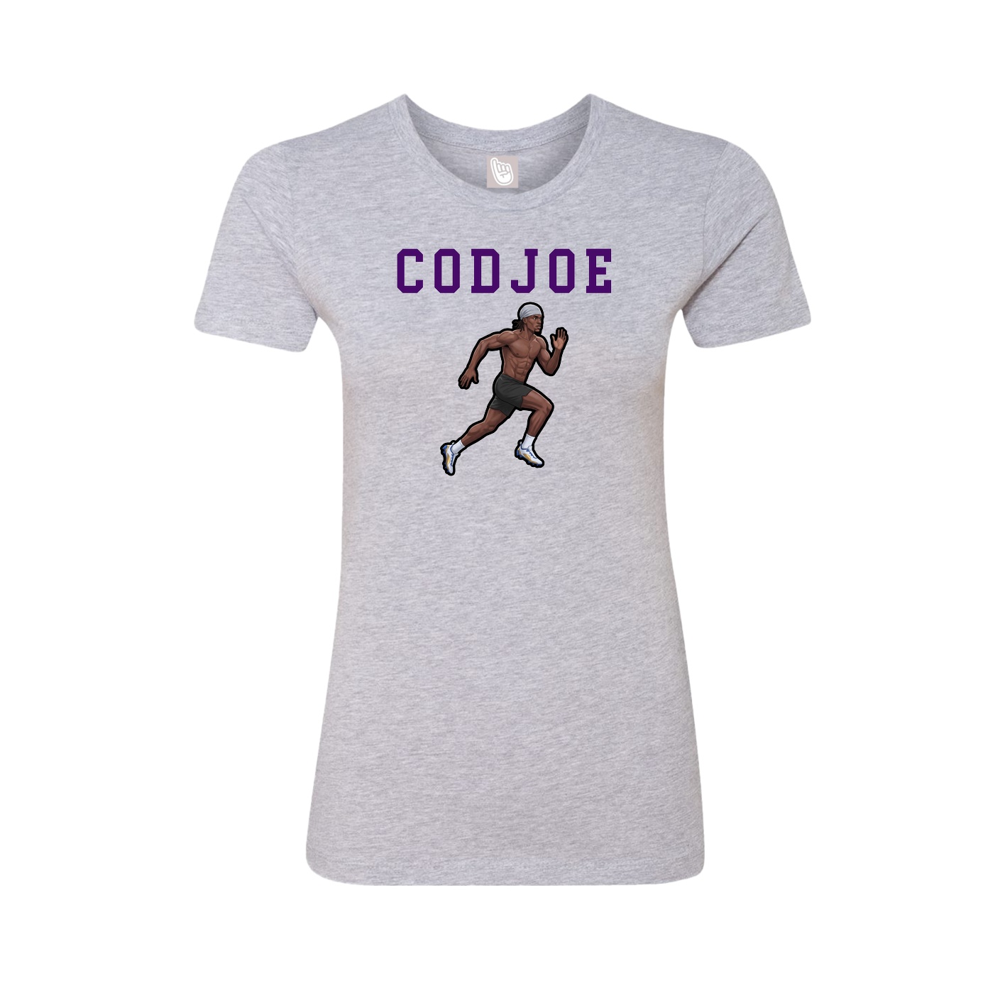 Fitted Women's Tee — Shirsey in Grey