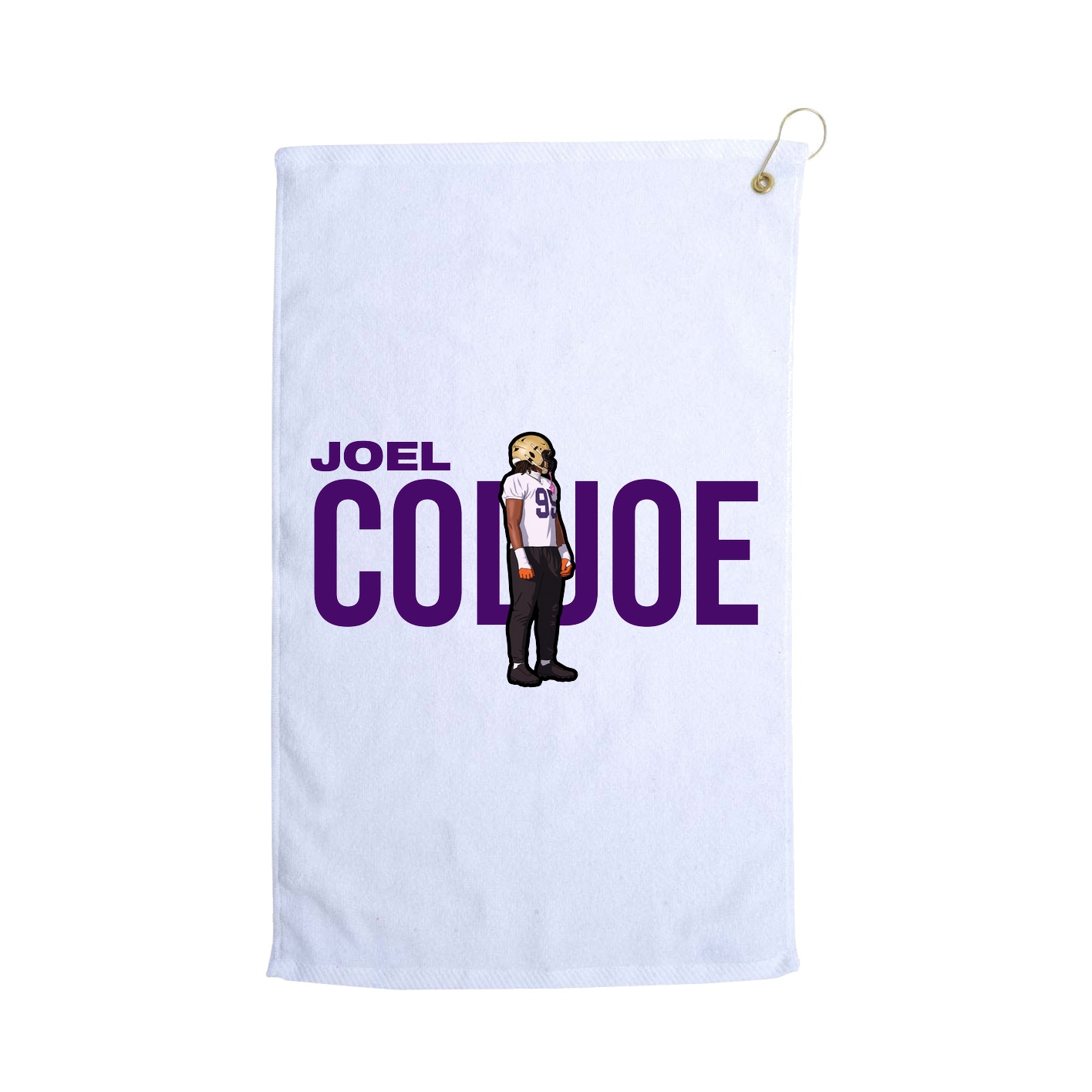 Golf Towel — Player Name in White