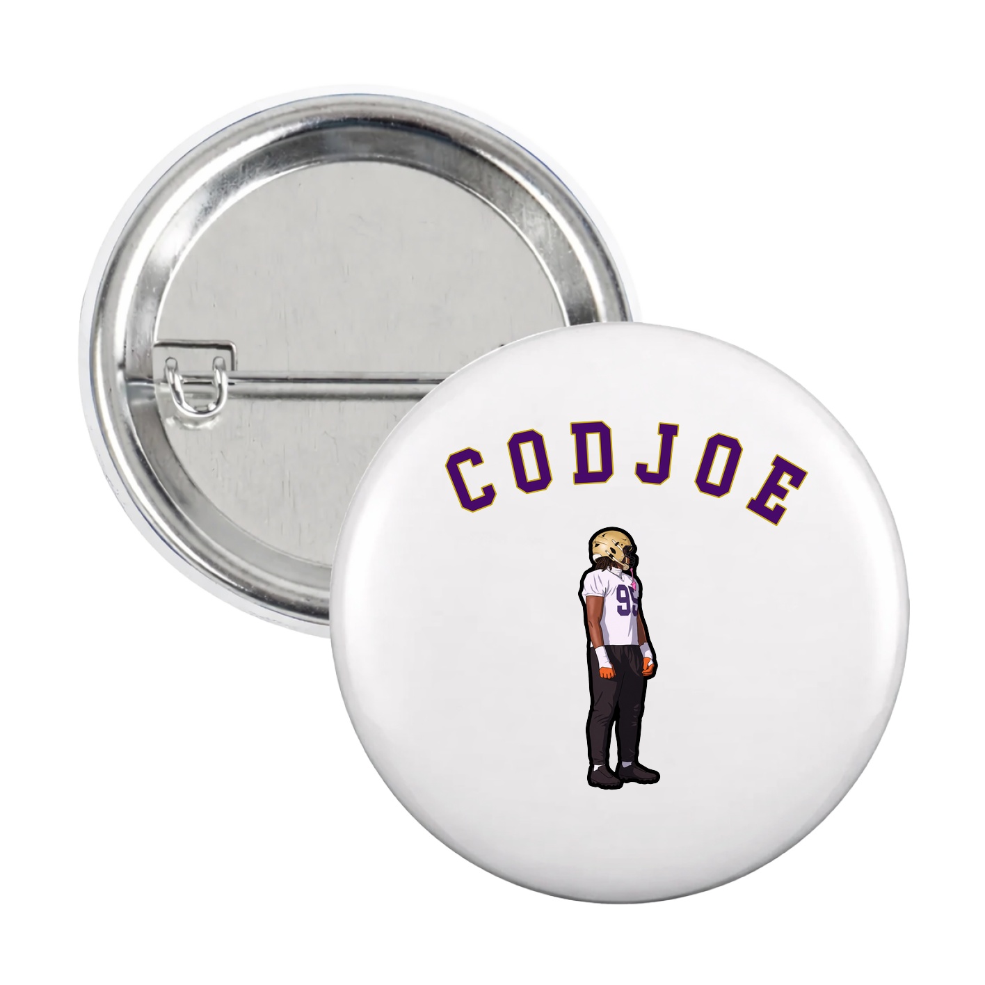 Game Day Button — Shirsey Arch in White