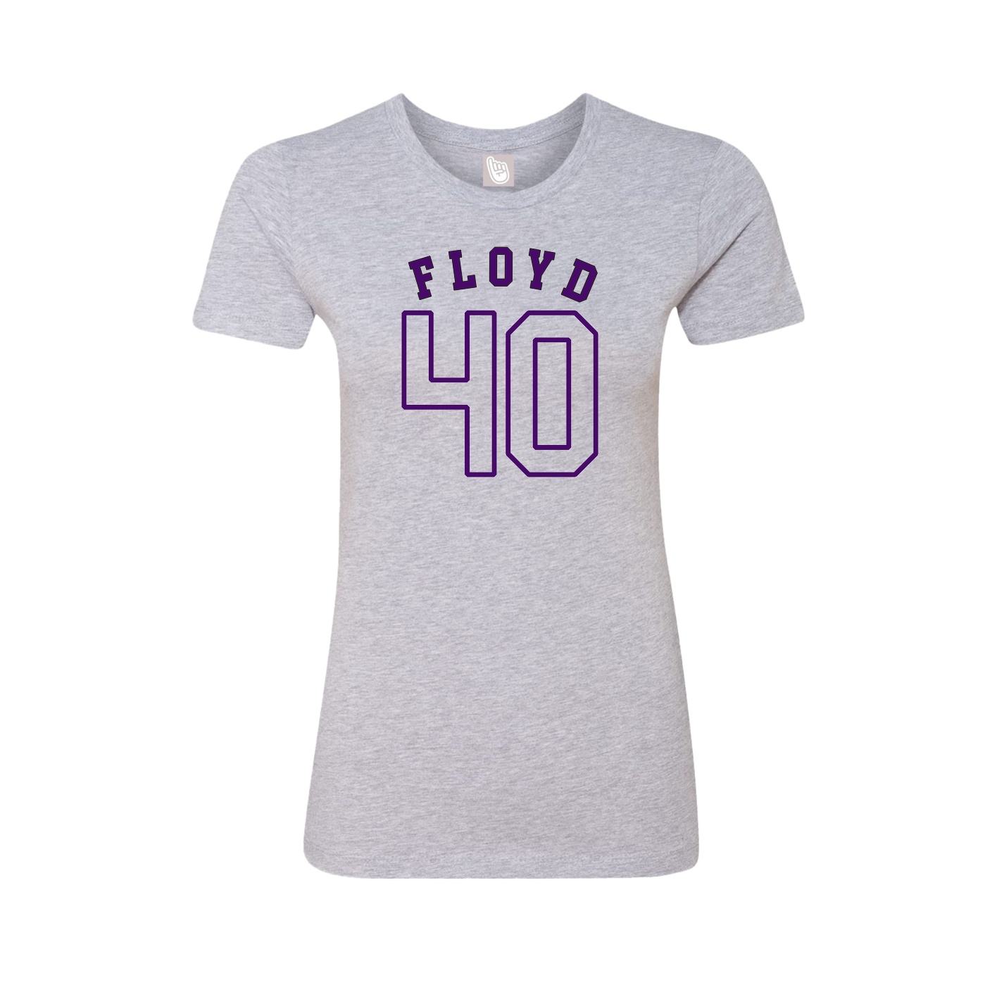 Fitted Women's Tee — Shirsey Arch in Grey