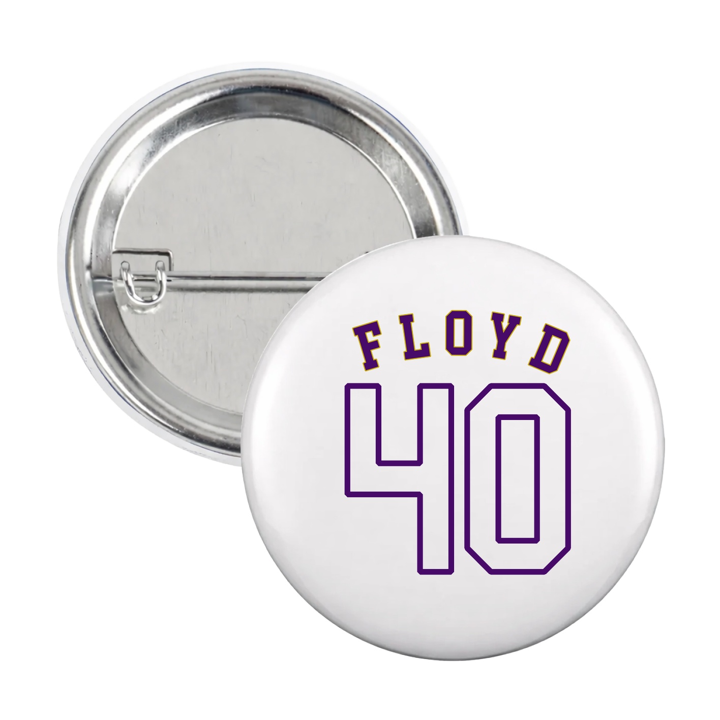 Game Day Button — Shirsey Arch in White
