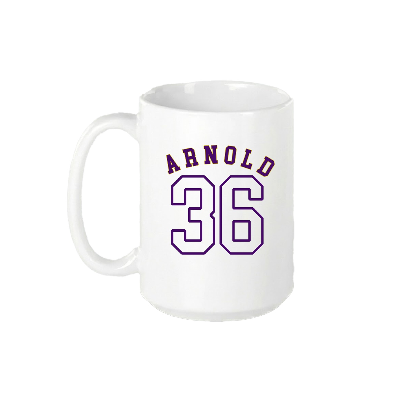 15oz Coffee Mug — Shirsey Arch in White