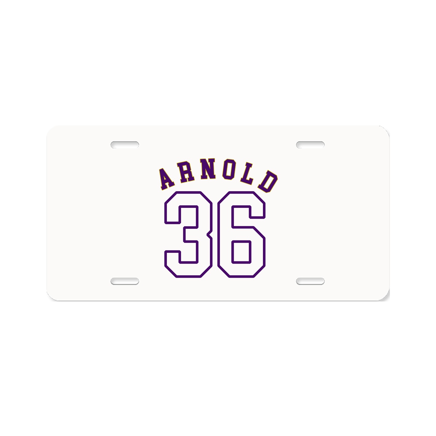 License Plate — Shirsey Arch in Classic