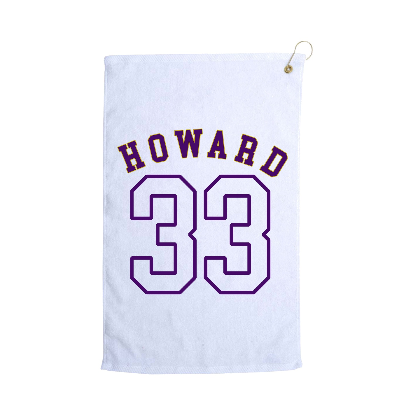 Golf Towel — Shirsey Arch in White