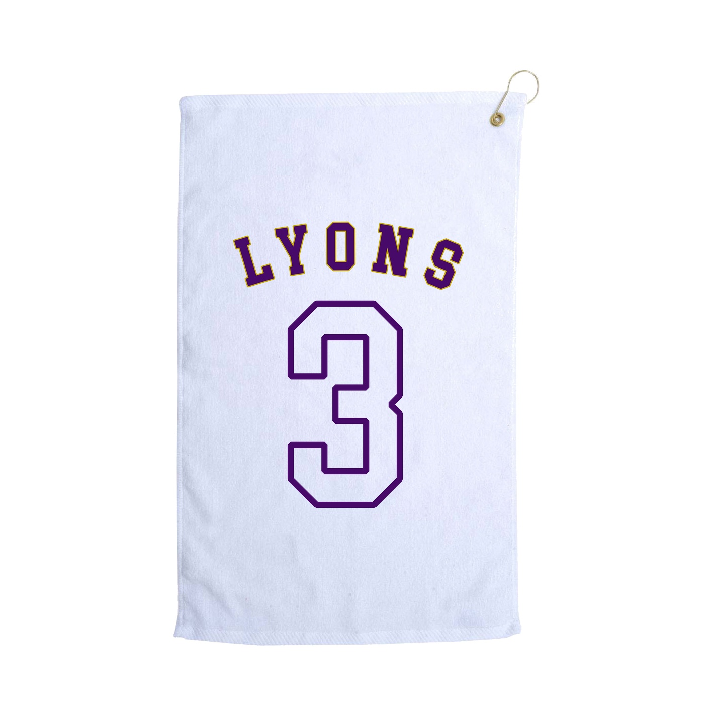 Golf Towel — Shirsey Arch in White